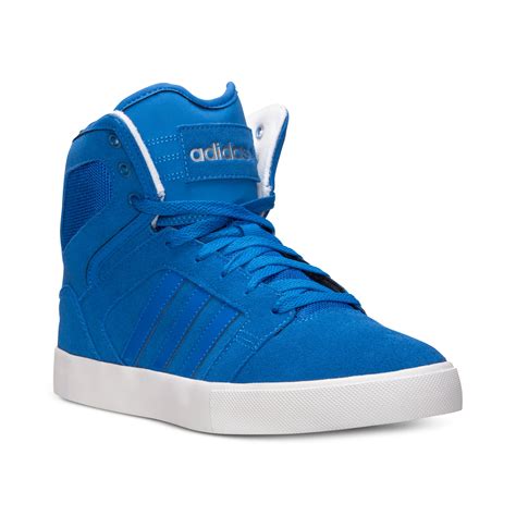 blauw high top sneakers adidas